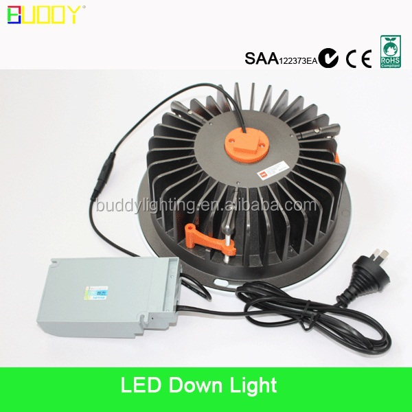 50 ワット cob led ダウン ライト 4500lm 200 ミリメートル切り抜き穴仕入れ・メーカー・工場