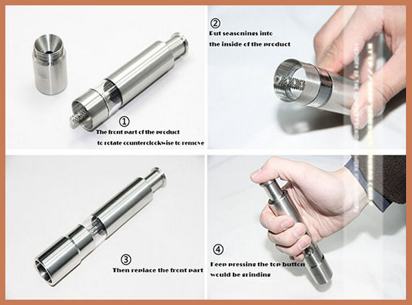 innovative products salt & pepper grinder for import
