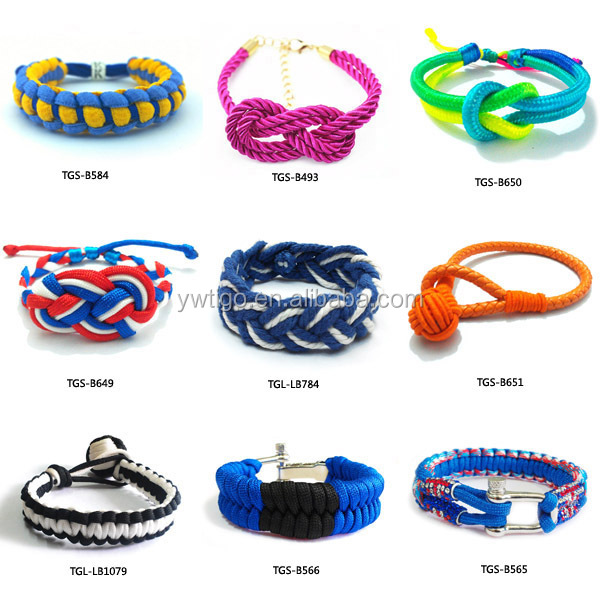 Paracord Bracelet With Name Best Bracelets Whole Elastic Knotted Bracelets Rope Name
