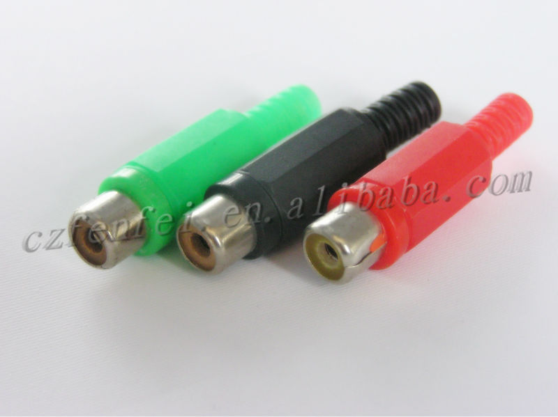 the most common RCA plugs/RCA female mini plug with spring仕入れ・メーカー・工場