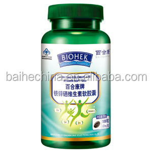 Iron Zinc Selenium And Vitamin Soft Gel