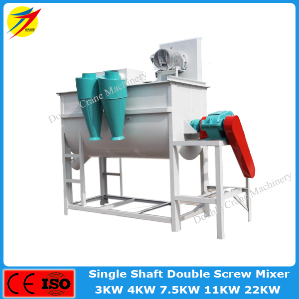 SHJ -1000 1t per hour ribbon feed mixer manufacturer, feed mixer