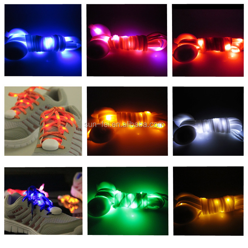 Ledライトアップshoelaces~flashヒップホップダンスパーティー用靴紐サイクリングハイキングskating~7色をご利用いただけ仕入れ・メーカー・工場