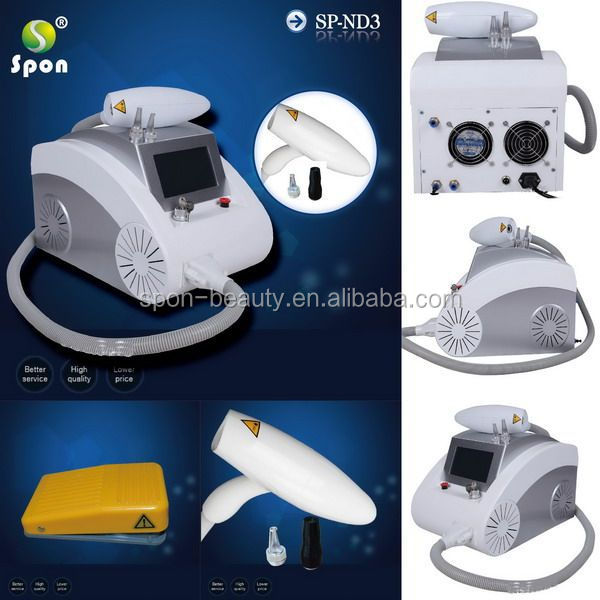 Qスイッチndyagレーザータトゥー除去/刺青除去レーザー/レーザータトゥー除去マシン問屋・仕入れ・卸・卸売り