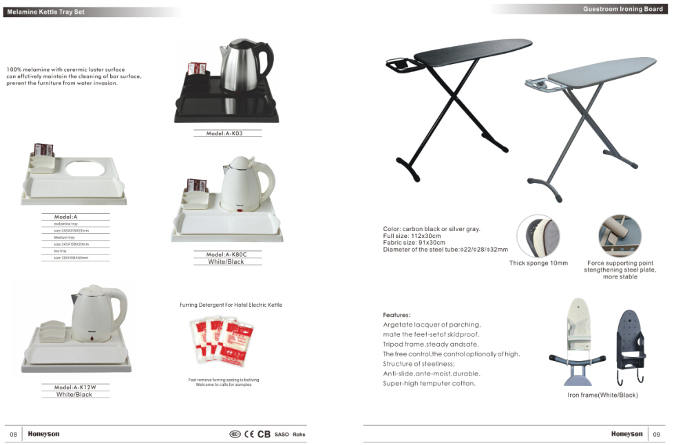Hotel Ironing Center With Professional Hotel Steam Electric Iron Iroing