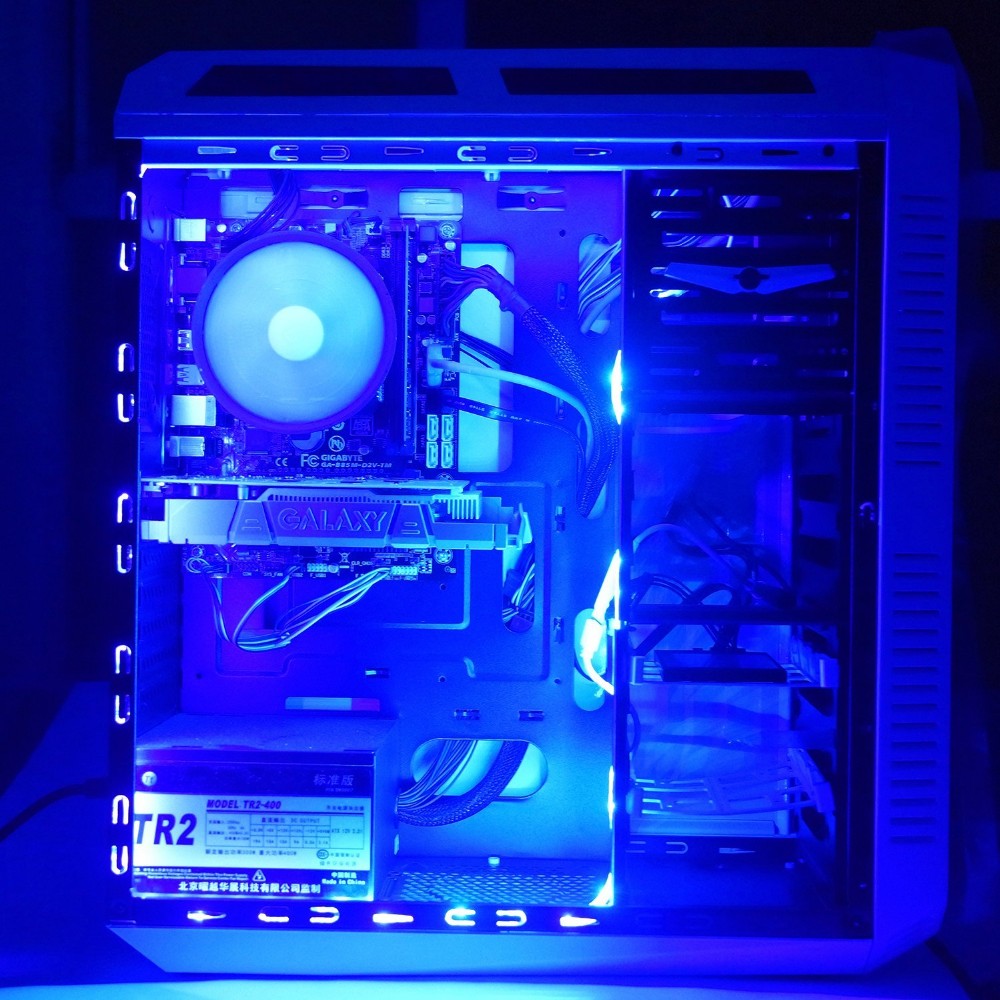 Computer Desktop Pc Rgb Led Lights Kits With 2 Pieces 4