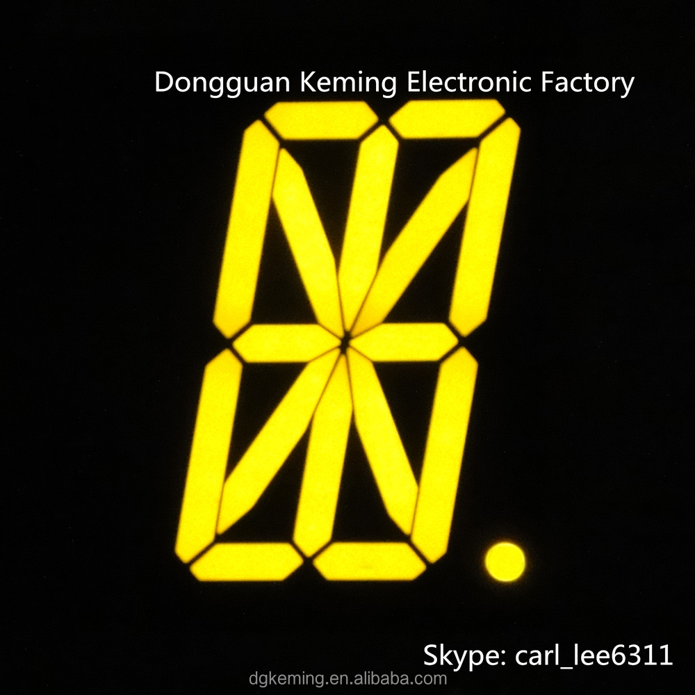 Elevator parts 2.3 inch 16 segment alphanumeric led display for lifts elevator display