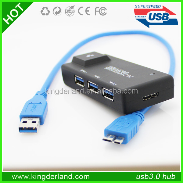 3ポートハブ付き1rj4510/100/1000ギガビットイーサネットlanネットワークアダプタを有線問屋・仕入れ・卸・卸売り
