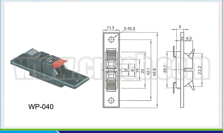 最高品質wp-040zf16プッシュ型オーディオ用プッシュコネクタ端子コネクタ仕入れ・メーカー・工場