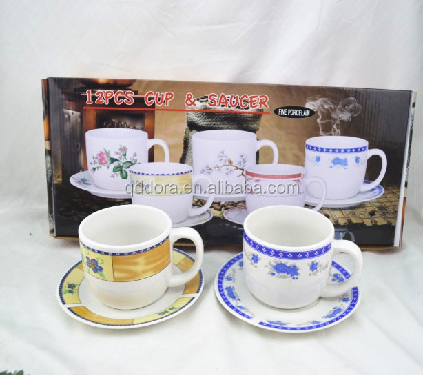 ギフトボックス11.11磁器のコーヒーカップ& ソーサー、 セラミックティーカップ& ソーサーセット、 パーソナライズティーカップ& ソーサー卸売のための仕入れ・メーカー・工場
