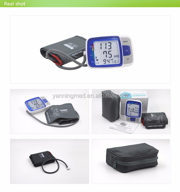 Multifunctional talking digital bp monitor,talk mode blood pressure machine,ce rechargeable digital blood pressure monitor