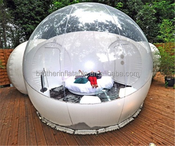 白のハーフハーフ透明ドーム価格販売のためのバブルのテント仕入れ・メーカー・工場