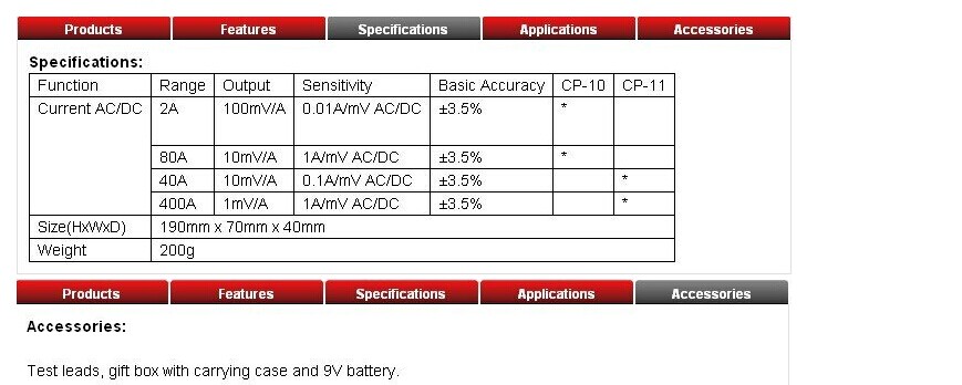 送料無料2a80aac/dc電流クランプ- アダプター上の/高解像度小型ac/dcクランプ- 上cp-10アダプタ問屋・仕入れ・卸・卸売り