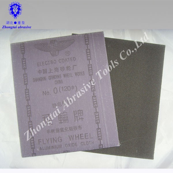 emerycloth, 23*28cm flying wheel brand abrasive emery cloth sheet 9"*11"