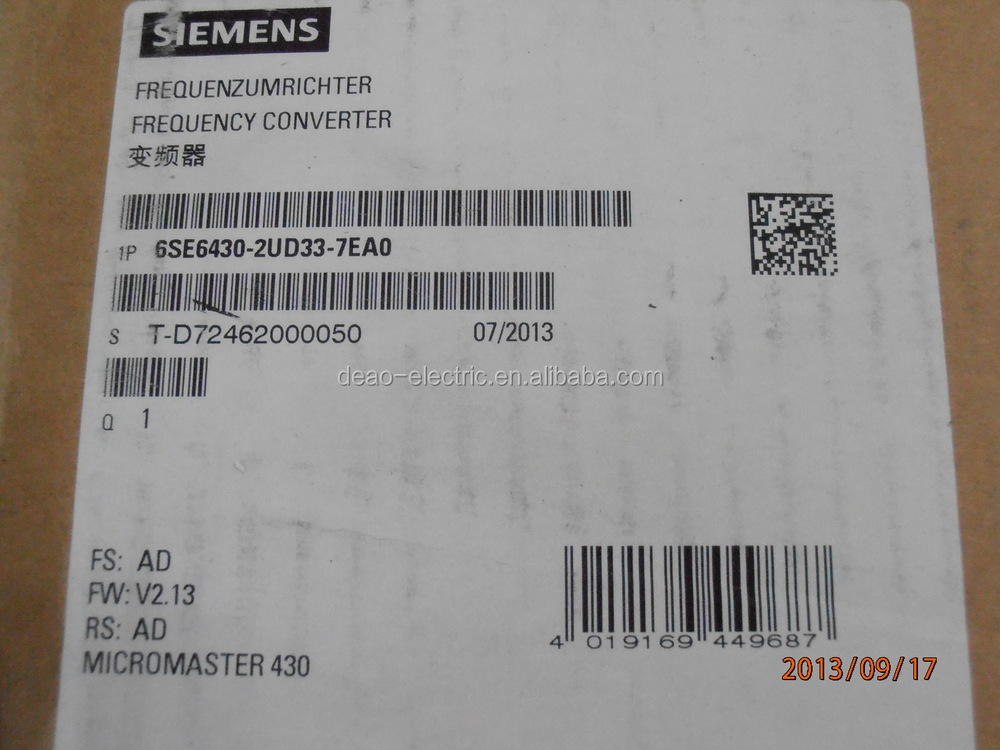 ジーメンスインバータジーメンスパワーインバーター6se6430- 2ud33- 7ea0仕入れ・メーカー・工場