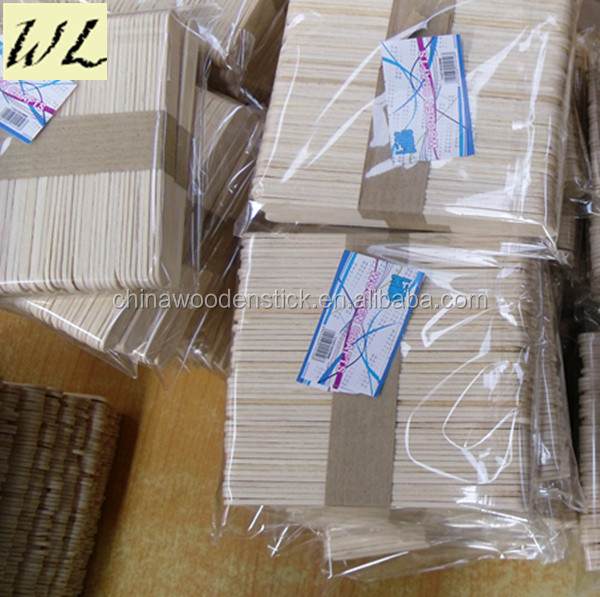 夏暑い製品2014年白樺木製の印刷をホットスタンプのロゴ入りポプシクル棒問屋・仕入れ・卸・卸売り