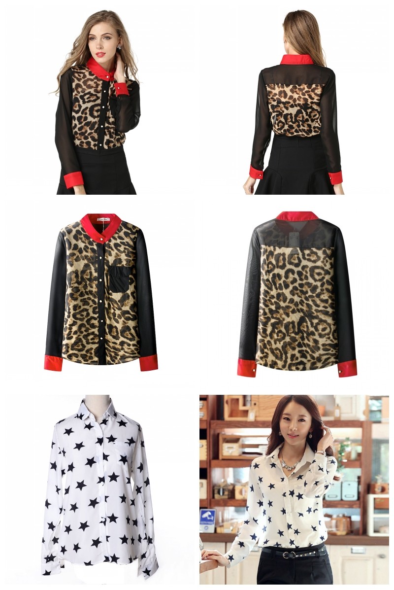 ロングスリーブ最新ファッションフローラルプリントデザイン女性シフォンシャツレディースブラウス&トップ仕入れ・メーカー・工場