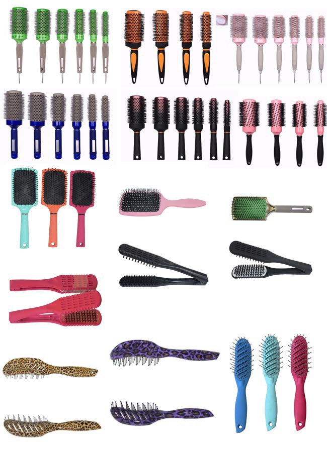 新しいスタイルのプラスチック製のパドル2015セラミックイオンのファッションサロンでの使用にパドルの毛のブラシ 問屋・仕入れ・卸・卸売り