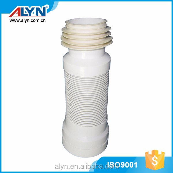 Custom made PVC adjustable wc toilet pan connector