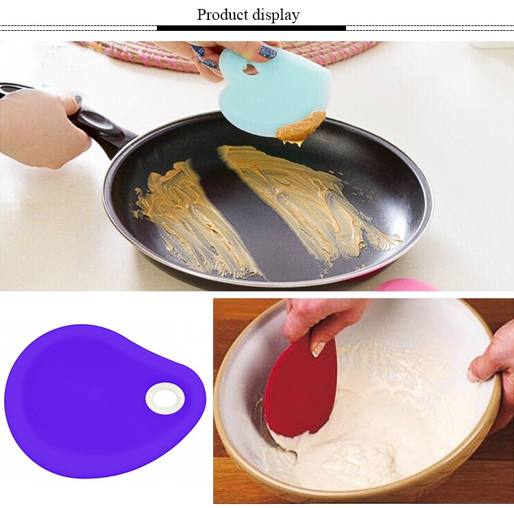 Factory Price Silicone Dough Scraper,Pastry Cutter,Silicone Bowl