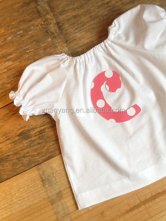 綿100％赤ちゃんの夏のブランク女の子フリルスリーブtシャツ仕入れ・メーカー・工場
