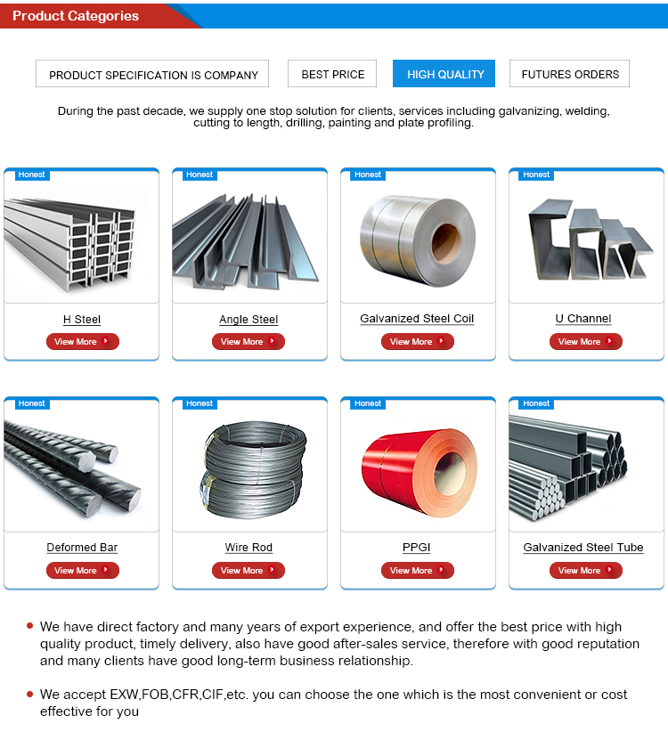 Tangshan supplier high quality reinforcement steel deformed rebar