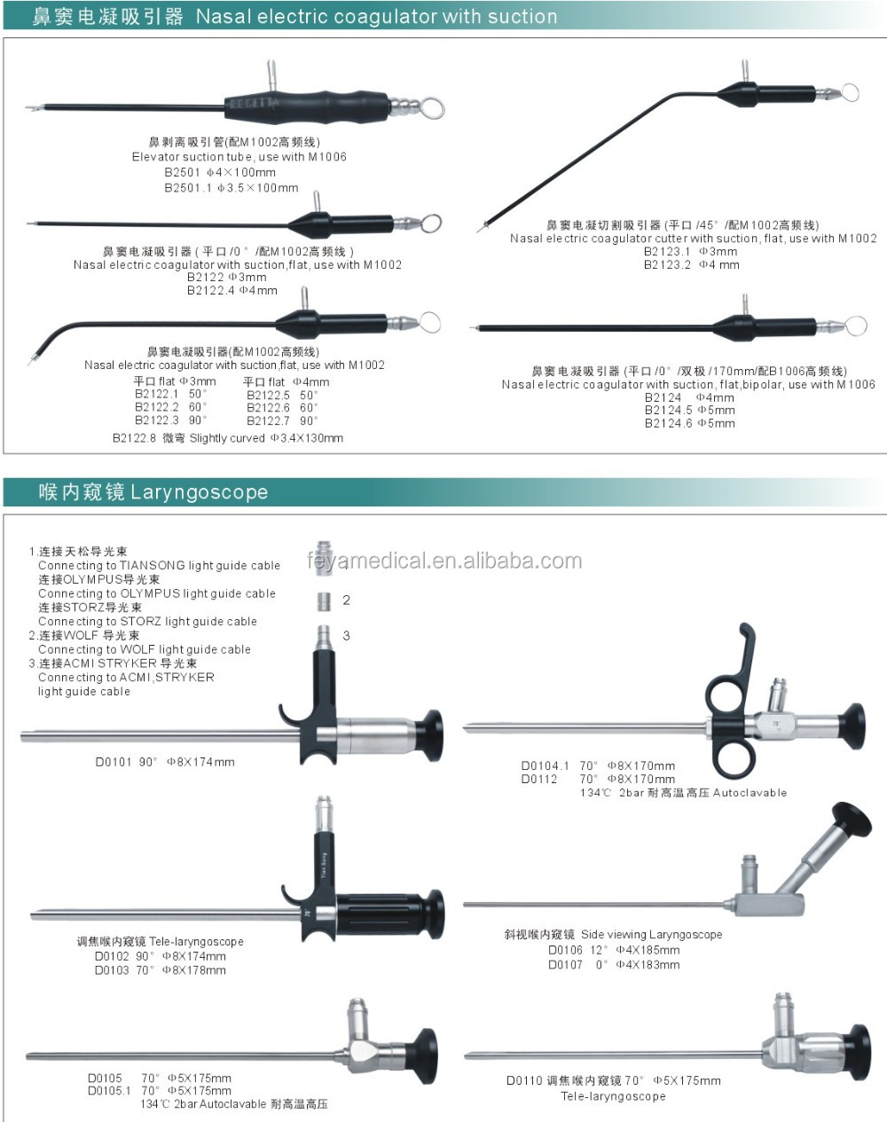 Ent Rigid Laryngoscope Operating Laryngoscope Set Autoclavable Buy