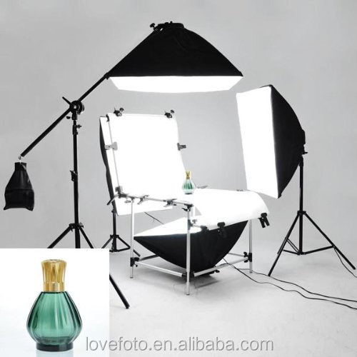 studio portatile in una scatola still life photography 3-head illuminazione  kit da tavolo