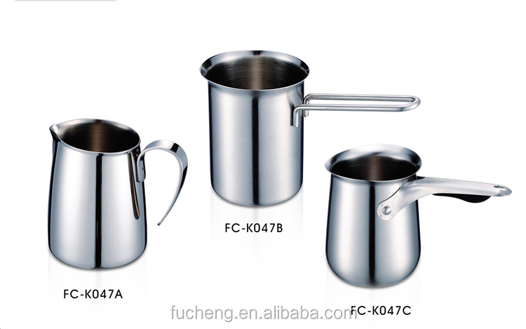lfgbステンレス鋼2015熱い販売を泡立てミルクコーヒー用ジャグ仕入れ・メーカー・工場