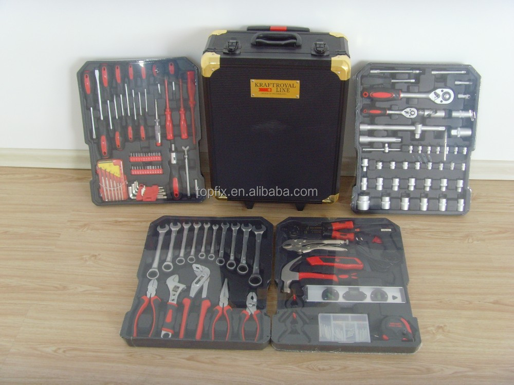 186pcs Germany Kraft Tools Set With Aluminium Case Buy Germany Kraft
