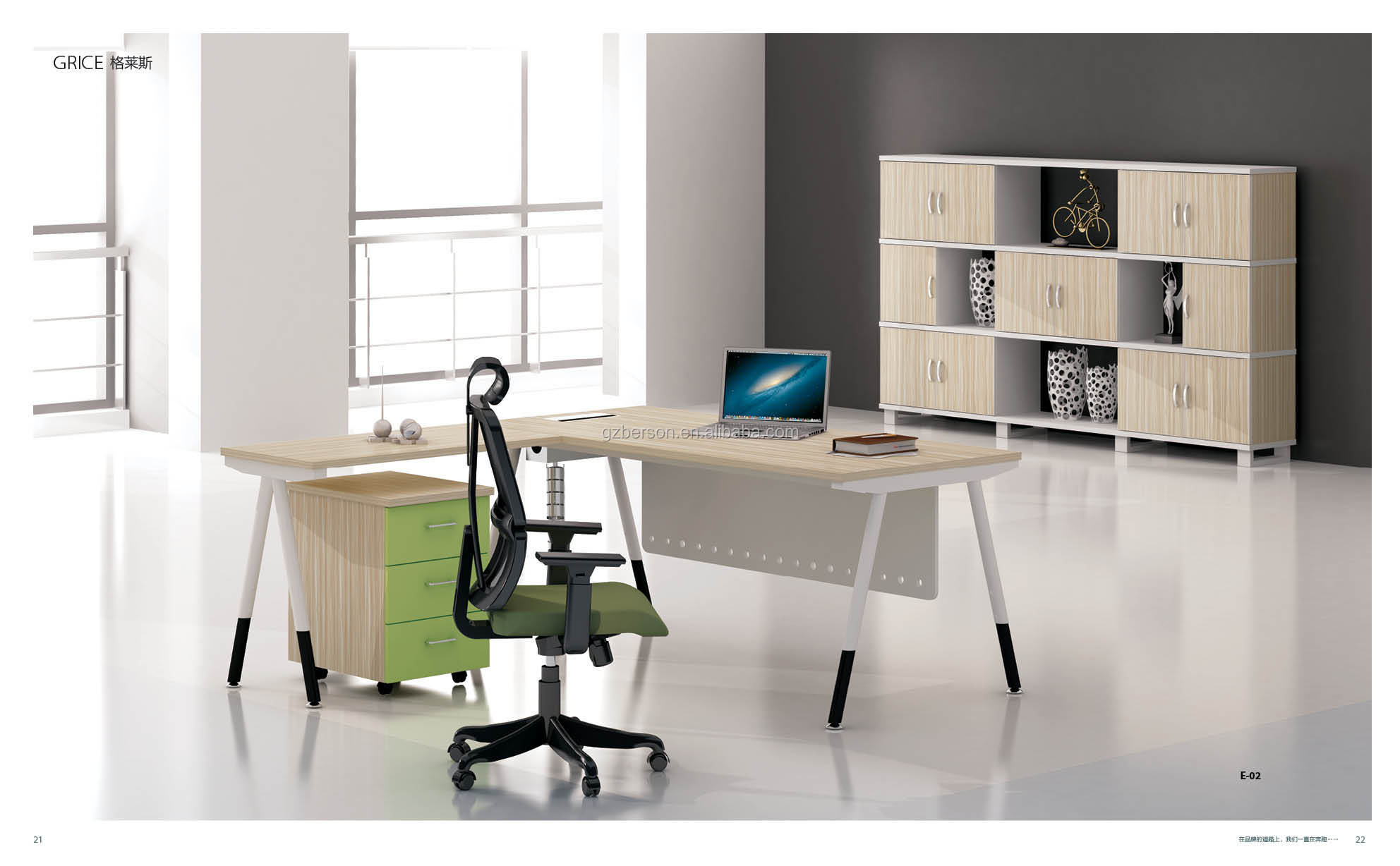 新しいデザイン2014年幹部デスク、 オフィスのテーブル、 オフィス家具問屋・仕入れ・卸・卸売り