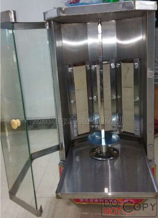 Practical and affordable electric doner kebab machine