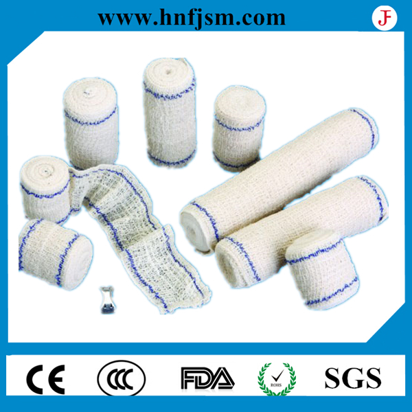 外科的弾性熱い販売の医療に準拠した100％綿クレープ包帯仕入れ・メーカー・工場