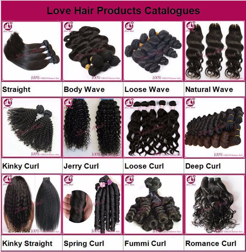 Different Types Of Curly Weave Raw Unprocessed Virgin Peruvian