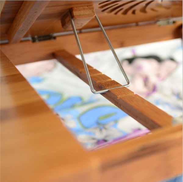 Hot sale cheap portable bamboo table computer