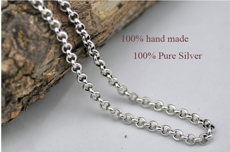 100-Pure-Silver-men-women-necklace-Wholesale-925-Sterling-Silver-necklace-Thai-silver-jewelry-sweater-chain