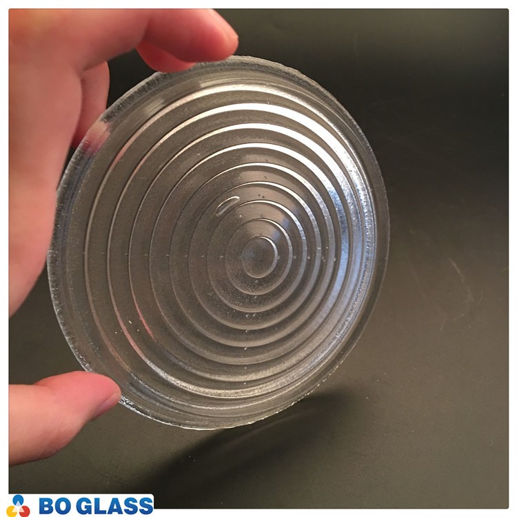 Wholesale diameter 125mm pressed borosilicate glass fresnel lens for stage lighting