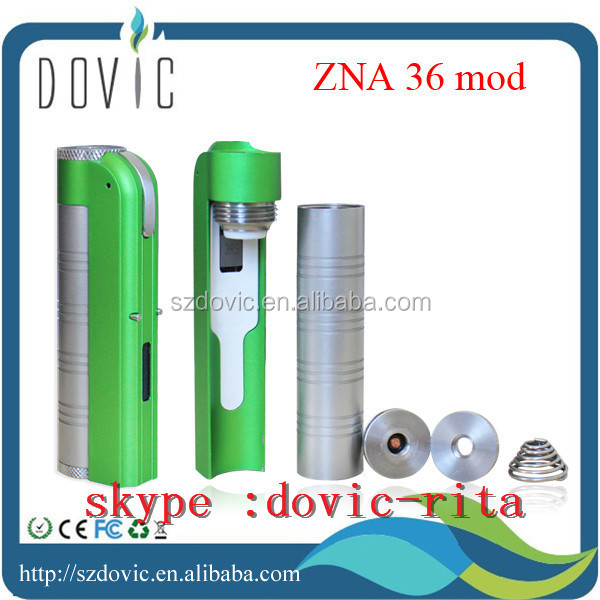 2014 tobeco newest e cig product zna 36 mod clone 5w-36w ZNA 36