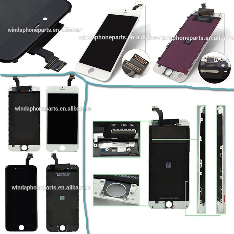 ホットな6クローン販売交換用iphone用液晶画面デジタイザと連絡仕入れ・メーカー・工場