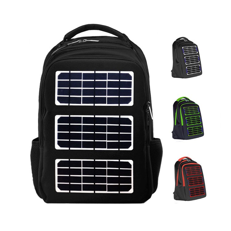 Small Order Accept Hotsale Backpack Bag With Solar