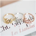 Fashion silver -plated exo kpop Letter XOXO Ring for women gift 