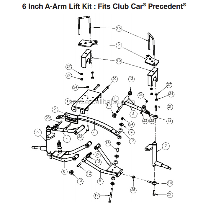 Club Car Precedent Golf Cart 6