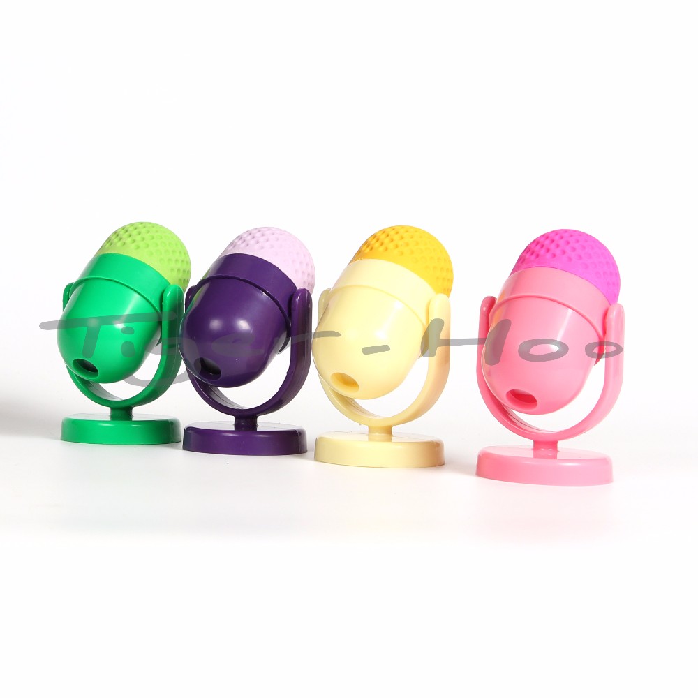 Le70001 Microphone Shaped Eraser With Pencil Sharpener,Fancy Eraser Set Buy Microphone Shaped