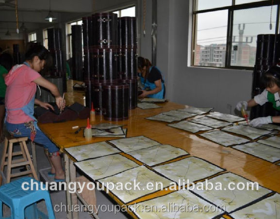 Embossing,Glossy Lamination,Matt Lamination,Stamping Printing Handling And Leather Material folder red wine case