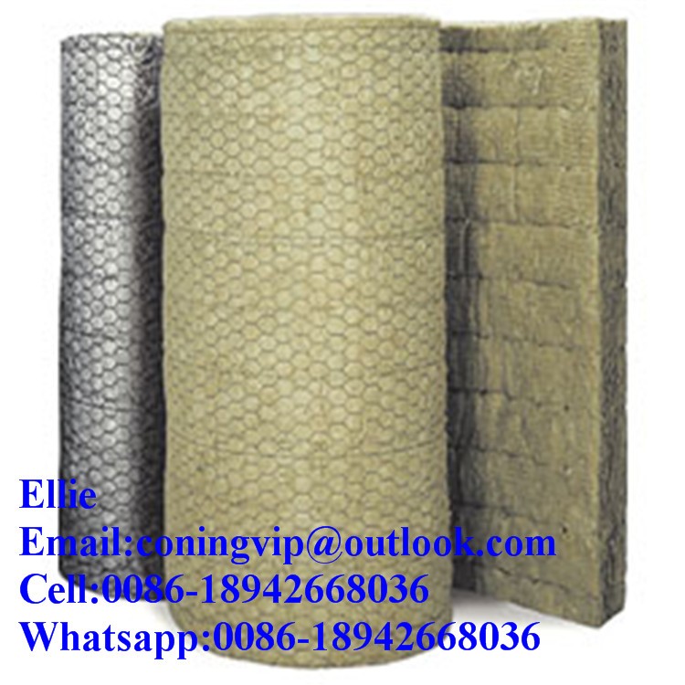 150 Kg M3 130kg/M3 High Density Mineral Wool Rockwool 100mm THK