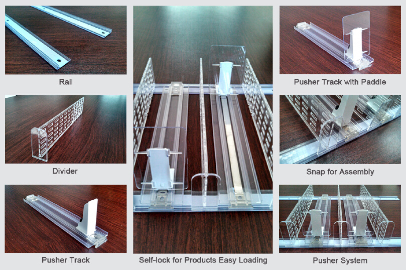 Spring Loaded Shelf Pusher And Divider Buy Pusher And Divider,Shelf