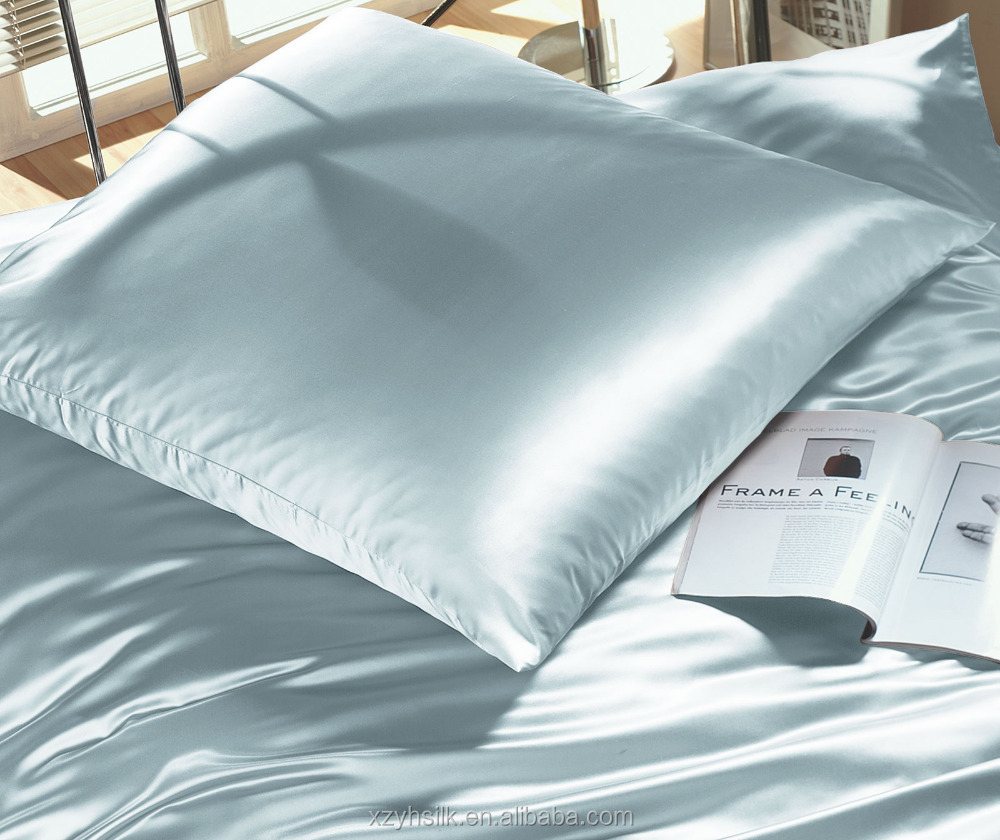 19mm pure silk pillowcase, available in multiple colors