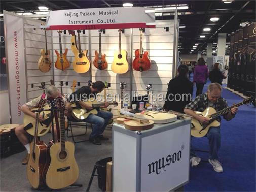 手芸musooブランドギターアコースティックギターのエボニーフィンガーボード、 自然の色( gmm301c)仕入れ・メーカー・工場