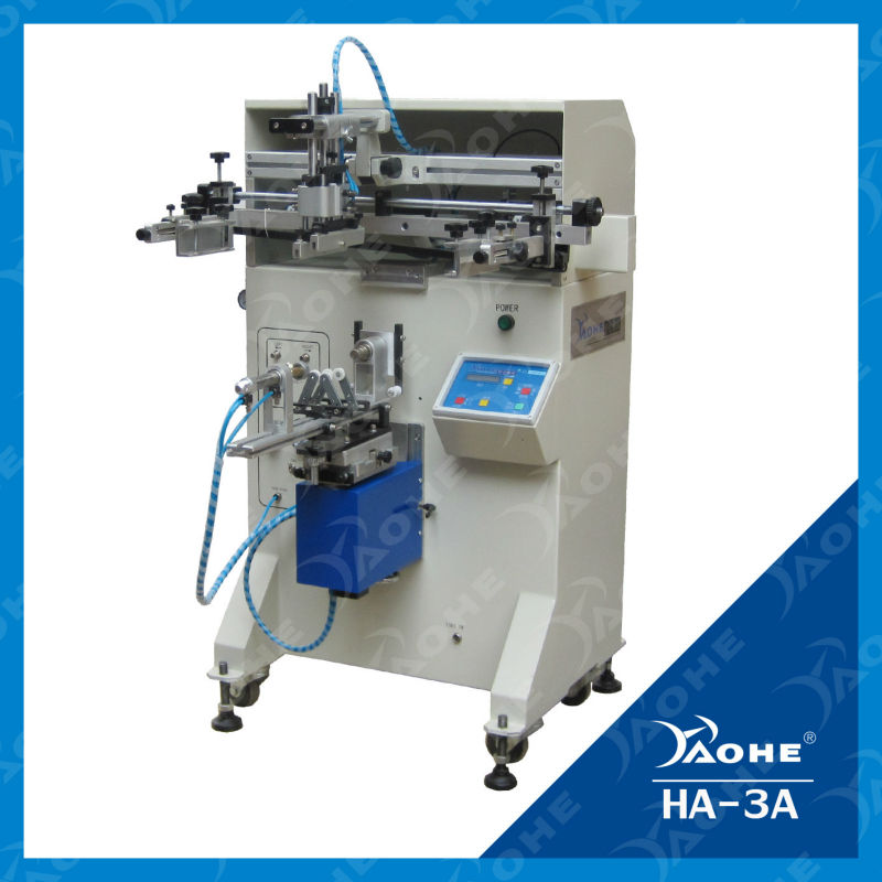 Single Color Oring Metal Plate Plastic Round Tube Bottle Screen Printing Machine Buy High