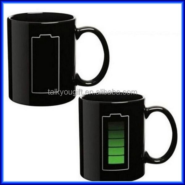 創造的なバッテリー感熱昇華性色が変化するセラミックコーヒーを飲む/茶マグカップ昇進のギフトのために仕入れ・メーカー・工場